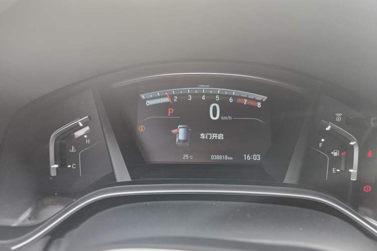 Used Honda Breeze 2021 240TURBO CVT Two-Wheel Drive Smart Enjoyment Version Odometer Close Up