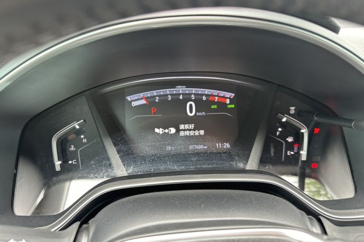 Used Honda Breeze 2021 240TURBO CVT Four-Wheel Drive Prestige Edition Odometer Close Up
