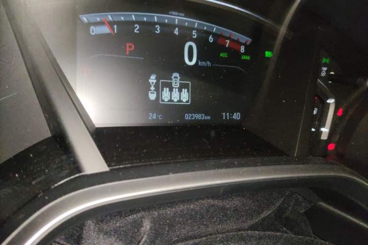 Used Honda Breeze 2021 240TURBO CVT Two-Wheel Drive Smart Enjoyment Version Odometer Close Up