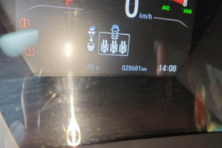 Used Honda Breeze 2021 240TURBO CVT Two-Wheel Drive Smart Enjoyment Version Odometer Close Up
