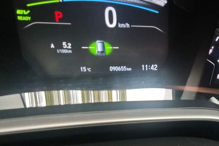 Used Honda Breeze 2021 Rui Hybrid 2.0L 2WD Rui Luxury Edition Odometer Close Up