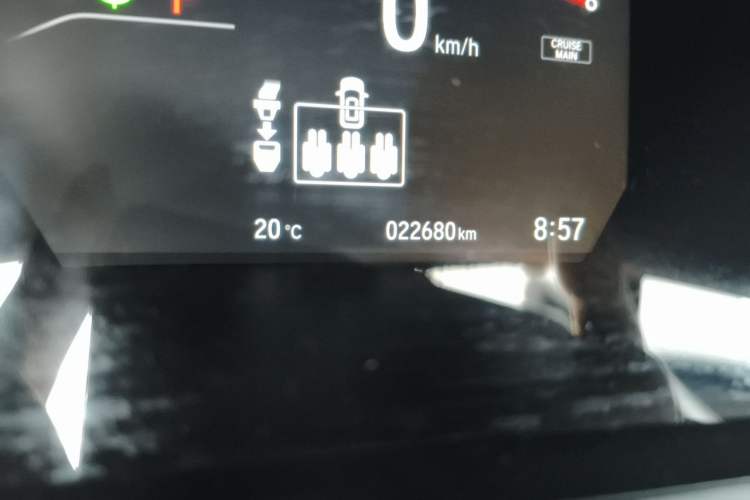 Used Honda Breeze 2021 240TURBO CVT Front-Wheel Drive Elite Edition Odometer Close Up