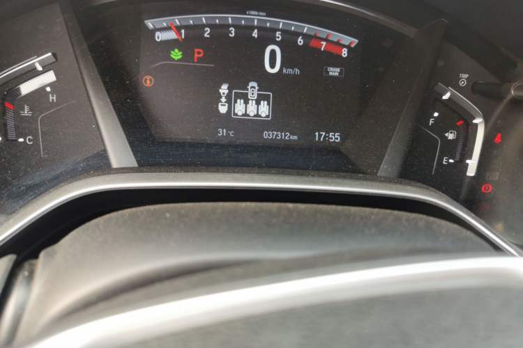 Used Honda Breeze 2021 240TURBO CVT Front-Wheel Drive Elite Edition Odometer Close Up