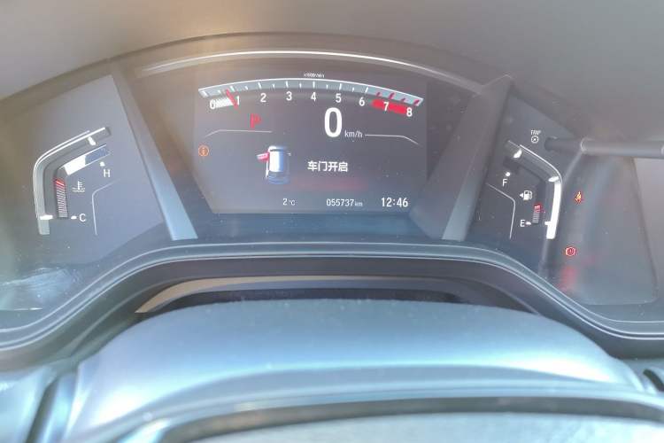 Used Honda Breeze 2021 240TURBO CVT Four-Wheel Drive Phantom Night Edition Odometer Close Up