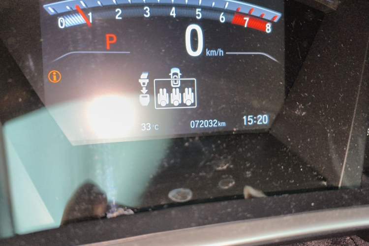 Used Honda Breeze 2021 240TURBO CVT 2WD Luxury Edition Odometer Close Up