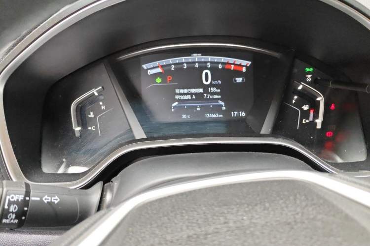 Used Honda Breeze 2021 240TURBO CVT Front-Wheel Drive Elite Edition Odometer Close Up