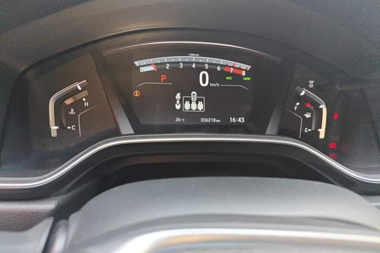 Used Honda Breeze 2021 240TURBO CVT Two-Wheel Drive Smart Enjoyment Version Odometer Close Up
