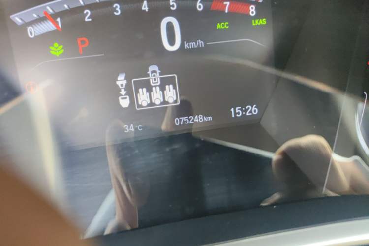 Used Honda Breeze 2021 240TURBO CVT Two-Wheel Drive Smart Enjoyment Version Odometer Close Up