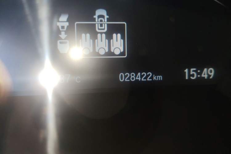 Used Honda Breeze 2021 240TURBO CVT Two-Wheel Drive Smart Enjoyment Version Odometer Close Up