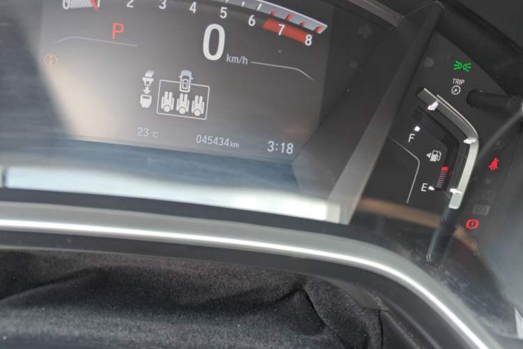 Used Honda Breeze 2021 240TURBO CVT Two-Wheel Drive Smart Enjoyment Version Odometer Close Up