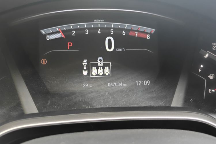 Used Honda Breeze 2021 240TURBO CVT 2WD Luxury Edition Odometer Close Up