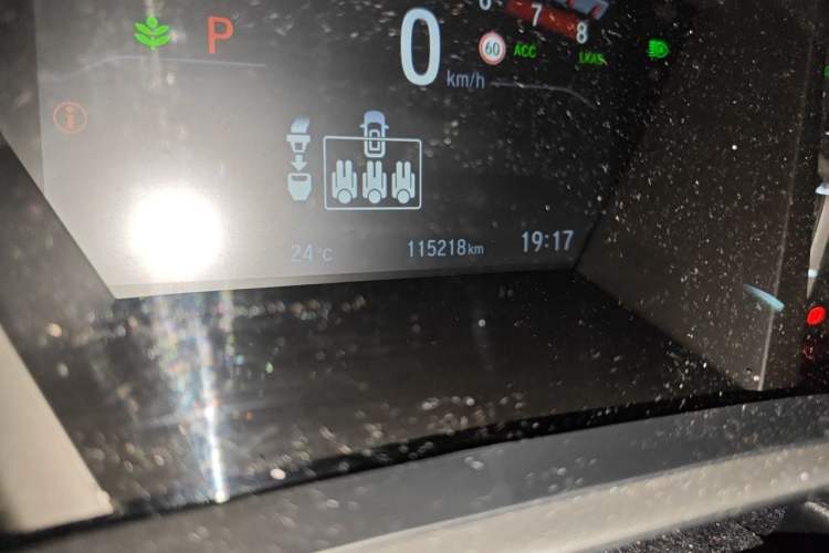 Used Honda Breeze 2021 240TURBO CVT 2WD Luxury Edition Odometer Close Up