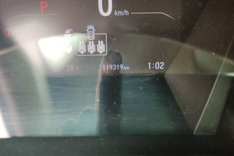 Used Honda Breeze 2021 240TURBO CVT Two-Wheel Drive Smart Enjoyment Version Odometer Close Up