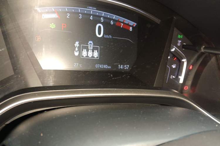 Used Honda Breeze 2021 240TURBO CVT Front-Wheel Drive Elite Edition Odometer Close Up