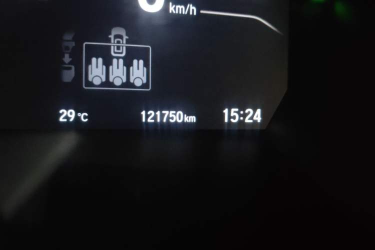 Used Honda Breeze 2021 240TURBO CVT Two-Wheel Drive Smart Enjoyment Version Odometer Close Up