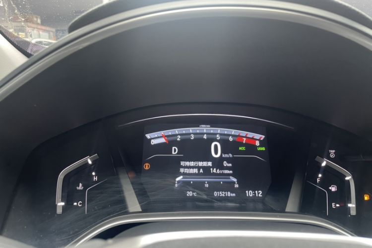 Used Honda Breeze 2021 240TURBO CVT Two-Wheel Drive Smart Enjoyment Version Odometer Close Up