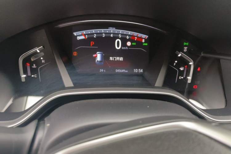 Used Honda Breeze 2021 240TURBO CVT Two-Wheel Drive Smart Enjoyment Version Odometer Close Up