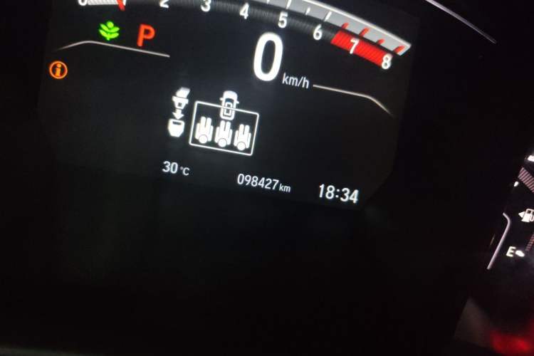 Used Honda Breeze 2021 240TURBO CVT Front-Wheel Drive Elite Edition Odometer Close Up