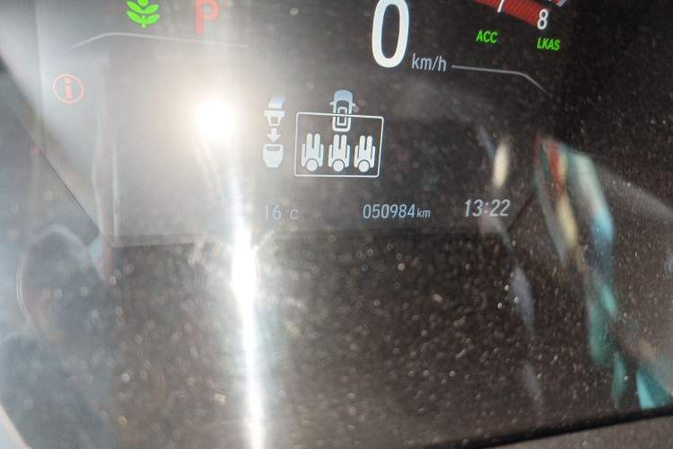 Used Honda Breeze 2021 240TURBO CVT Two-Wheel Drive Smart Enjoyment Version Odometer Close Up