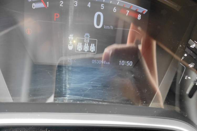 Used Honda Breeze 2021 240TURBO CVT Two-Wheel Drive Smart Enjoyment Version Odometer Close Up