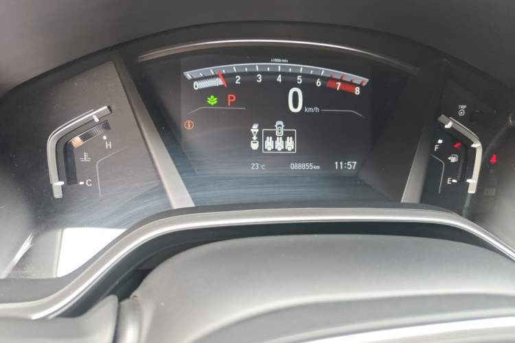 Used Honda Breeze 2021 240TURBO CVT Two-Wheel Drive Smart Enjoyment Version Odometer Close Up