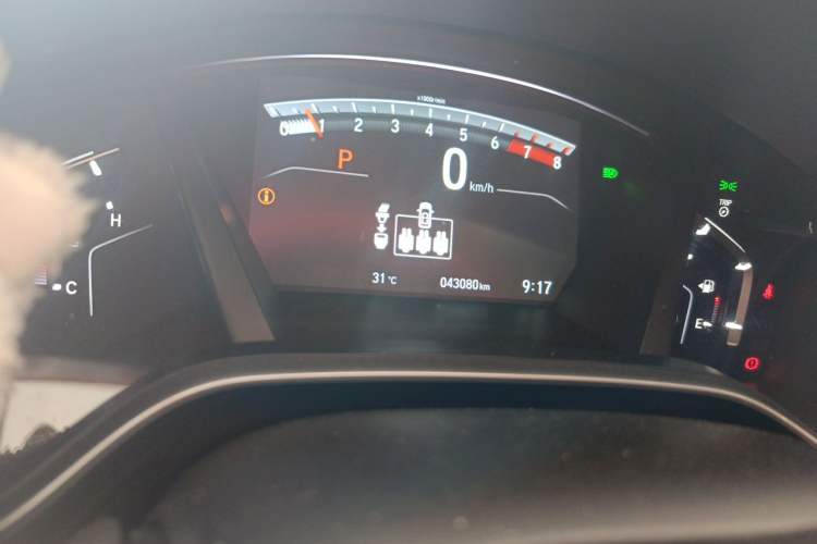 Used Honda Breeze 2021 240TURBO CVT Two-Wheel Drive Smart Enjoyment Version Odometer Close Up