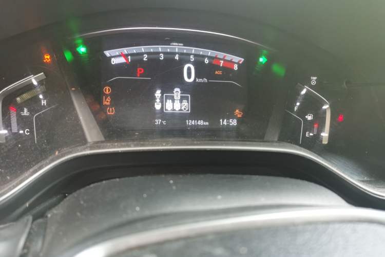 Used Honda Breeze 2021 240TURBO CVT Two-Wheel Drive Smart Enjoyment Version Odometer Close Up