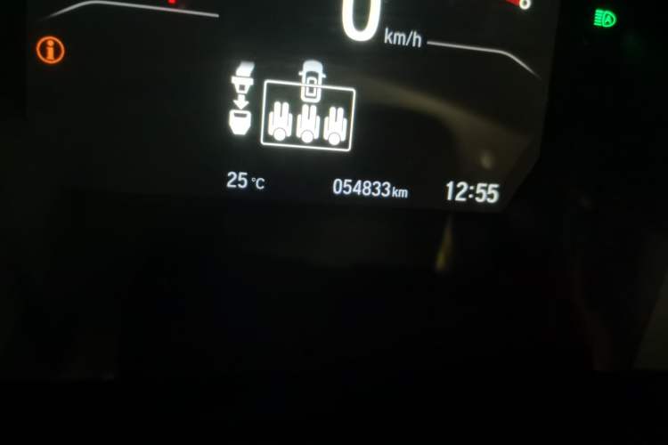 Used Honda Breeze 2021 240TURBO CVT 2WD Luxury Edition Odometer Close Up