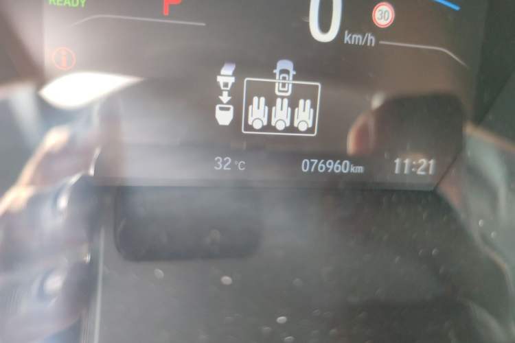 Used Honda Breeze 2021 Rui Hybrid 2.0L 2WD Rui Elite Edition Odometer Close Up
