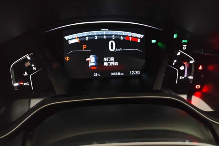 Used Honda Breeze 2021 240TURBO CVT Two-Wheel Drive Smart Enjoyment Version Odometer Close Up