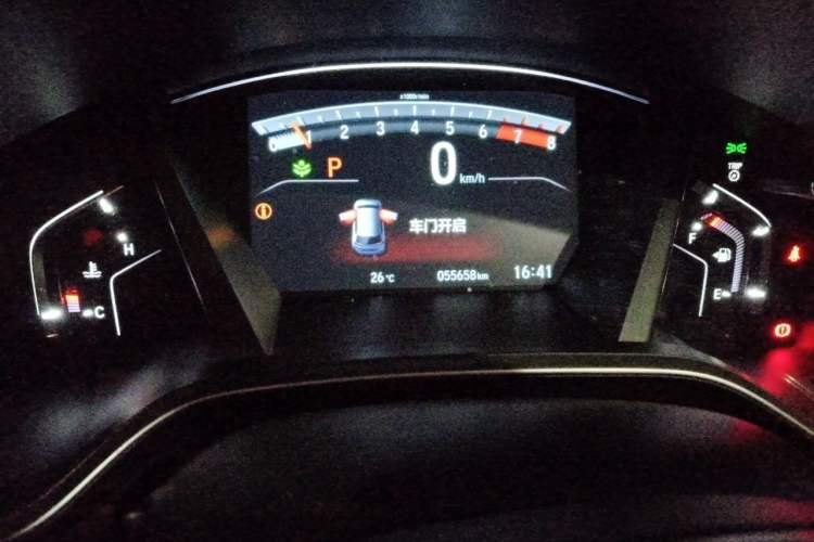 Used Honda Breeze 2021 240TURBO CVT Front-Wheel Drive Elite Edition Odometer Close Up