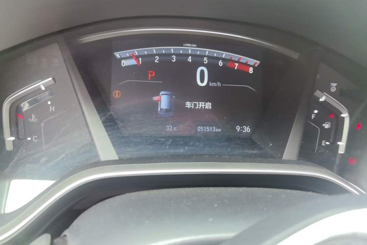 Used Honda Breeze 2021 240TURBO CVT Two-Wheel Drive Smart Enjoyment Version Odometer Close Up