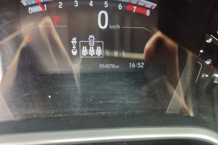 Used Honda Breeze 2021 240TURBO CVT Front-Wheel Drive Elite Edition Odometer Close Up