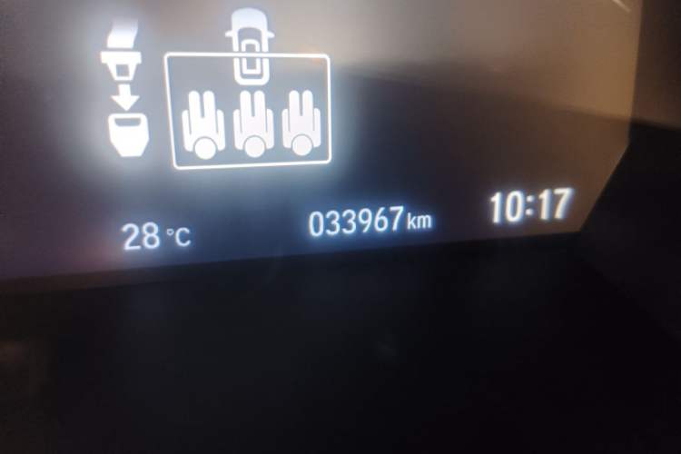 Used Honda Breeze 2021 240TURBO CVT Two-Wheel Drive Smart Enjoyment Version Odometer Close Up