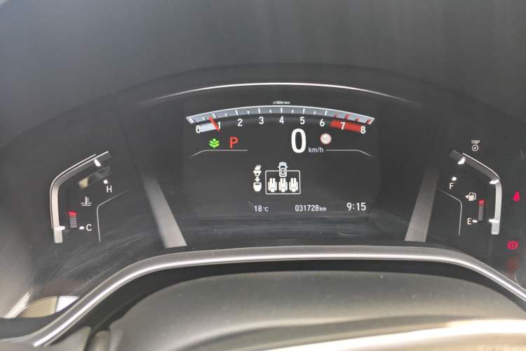 Used Honda Breeze 2021 240TURBO CVT Two-Wheel Drive Smart Enjoyment Version Odometer Close Up