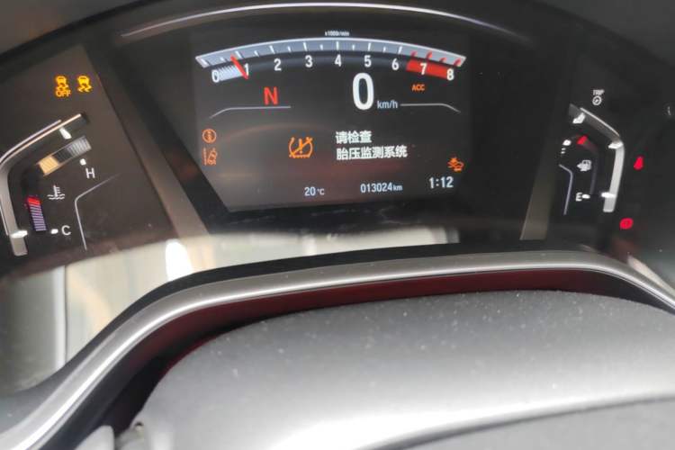 Used Honda Breeze 2021 240TURBO CVT Two-Wheel Drive Smart Enjoyment Version Odometer Close Up