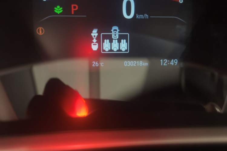 Used Honda Breeze 2021 240TURBO CVT Front-Wheel Drive Elite Edition Odometer Close Up