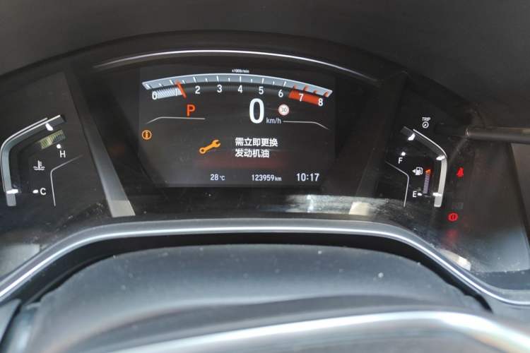 Used Honda Breeze 2021 240TURBO CVT Two-Wheel Drive Smart Enjoyment Version Odometer Close Up