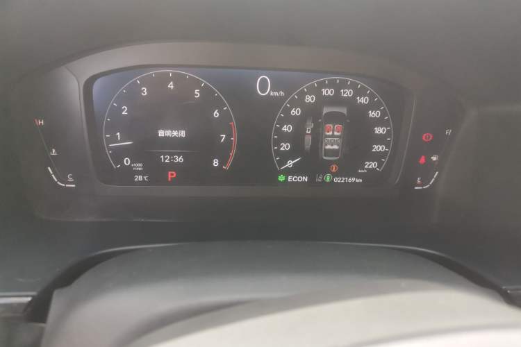 Used Honda Breeze 2023 240TURBO Two-Wheel-Drive Luxury Edition 5 Seats Odometer Close Up