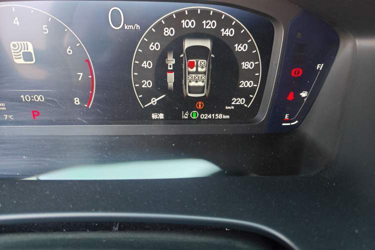 Used Honda Breeze 2023 240TURBO Two-Wheel-Drive Luxury Edition 5 Seats Odometer Close Up