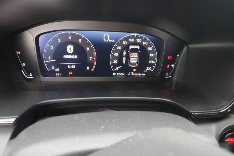 Used Honda Breeze 2023 240TURBO Two-Wheel-Drive Luxury Edition 5 Seats Odometer Close Up