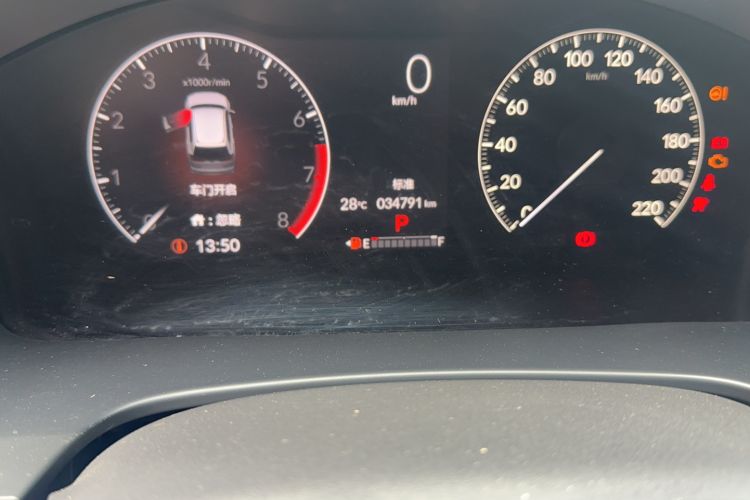 Used Honda Breeze 2023 240TURBO Two-Wheel Drive Elite Edition 5 Seats Odometer Close Up