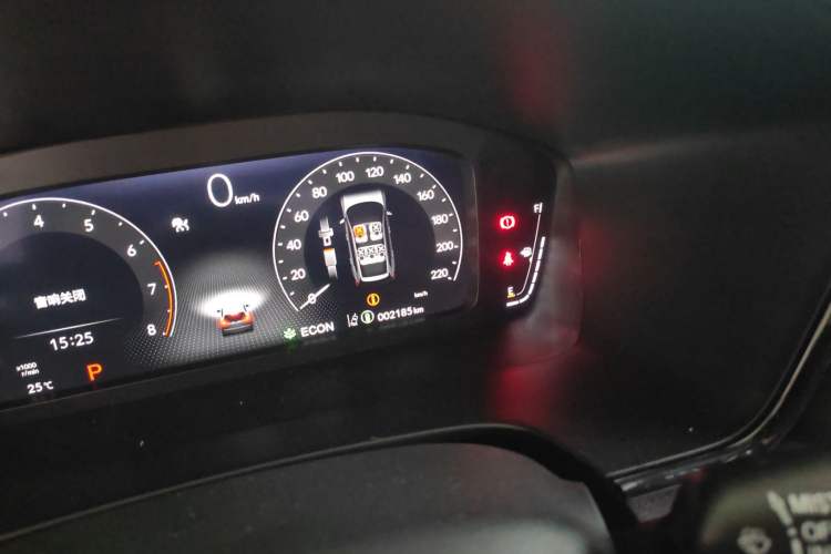 Used Honda Breeze 2023 240TURBO Two-Wheel-Drive Luxury Edition 5 Seats Odometer Close Up