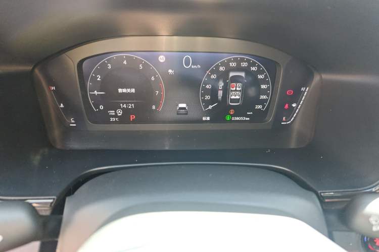 Used Honda Breeze 2023 240TURBO Two-Wheel-Drive Luxury Edition 5 Seats Odometer Close Up