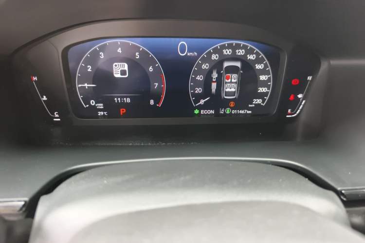 Used Honda Breeze 2023 240TURBO Two-Wheel-Drive Luxury Edition 5 Seats Odometer Close Up