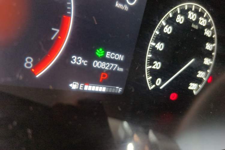 Used Honda Breeze 2023 240TURBO Two-Wheel Drive Elite Edition 5 Seats Odometer Close Up