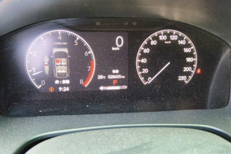 Used Honda Breeze 2023 240TURBO Two-Wheel Drive Elite Edition 5 Seats Odometer Close Up
