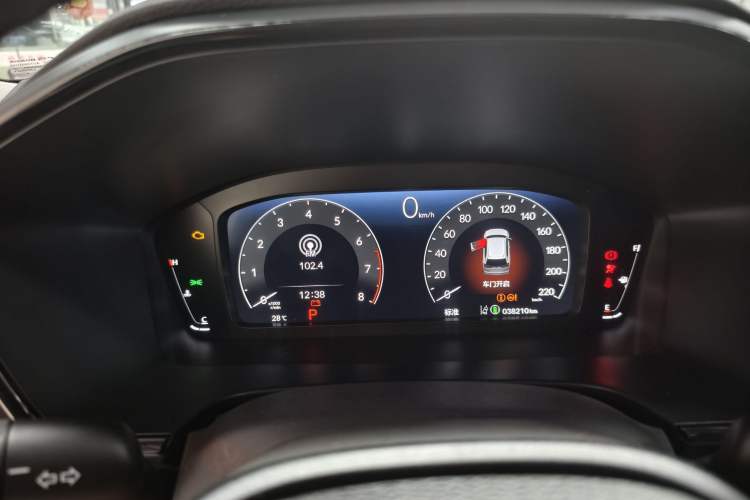 Used Honda Breeze 2023 240TURBO Two-Wheel-Drive Luxury Edition 5 Seats Odometer Close Up