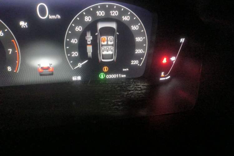 Used Honda Breeze 2023 240TURBO Two-Wheel-Drive Luxury Edition 5 Seats Odometer Close Up