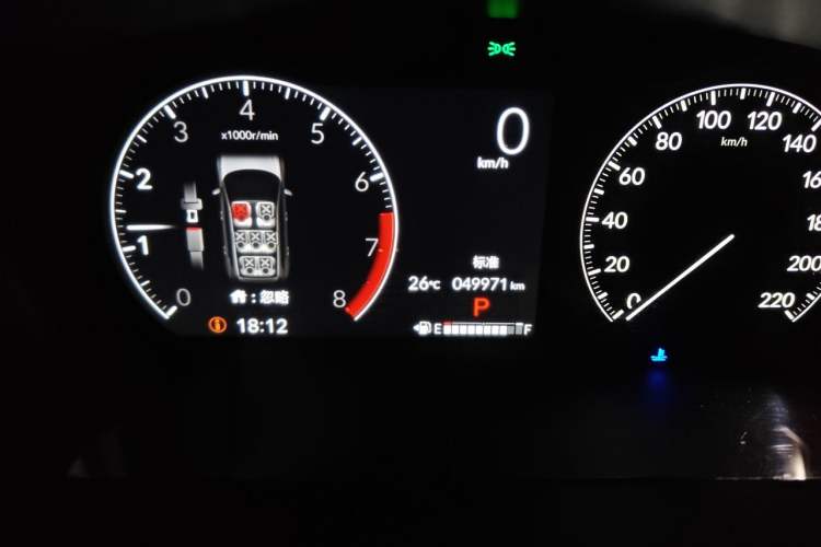 Used Honda Breeze 2023 240TURBO Two-Wheel-Drive Elite PRO 7-Seater Odometer Close Up